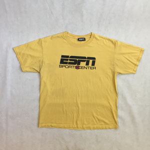 Vintage ESPN Sportscenter Yellow Tee